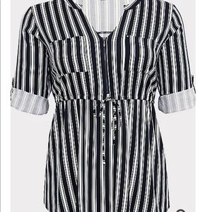 Used torrid striped top